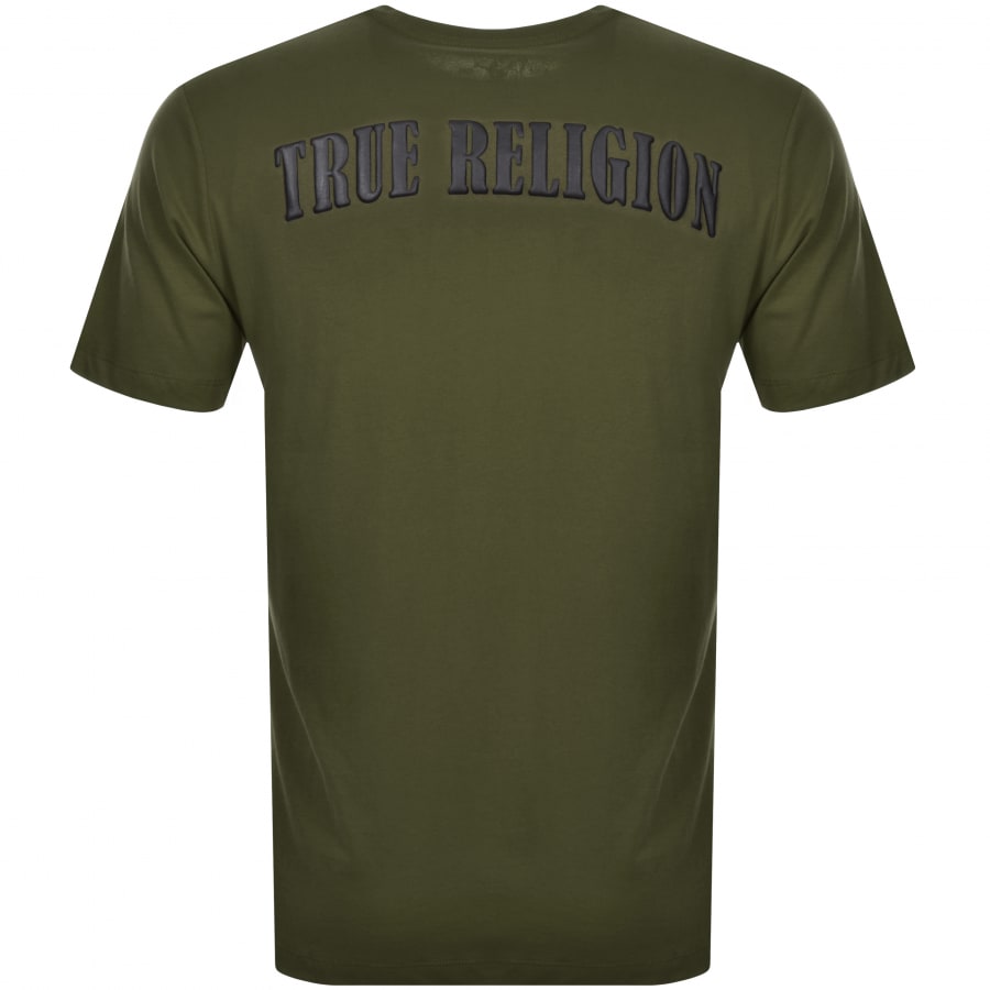 Alternative Image for ProductTrue Religion Logo T Shirt Green2
